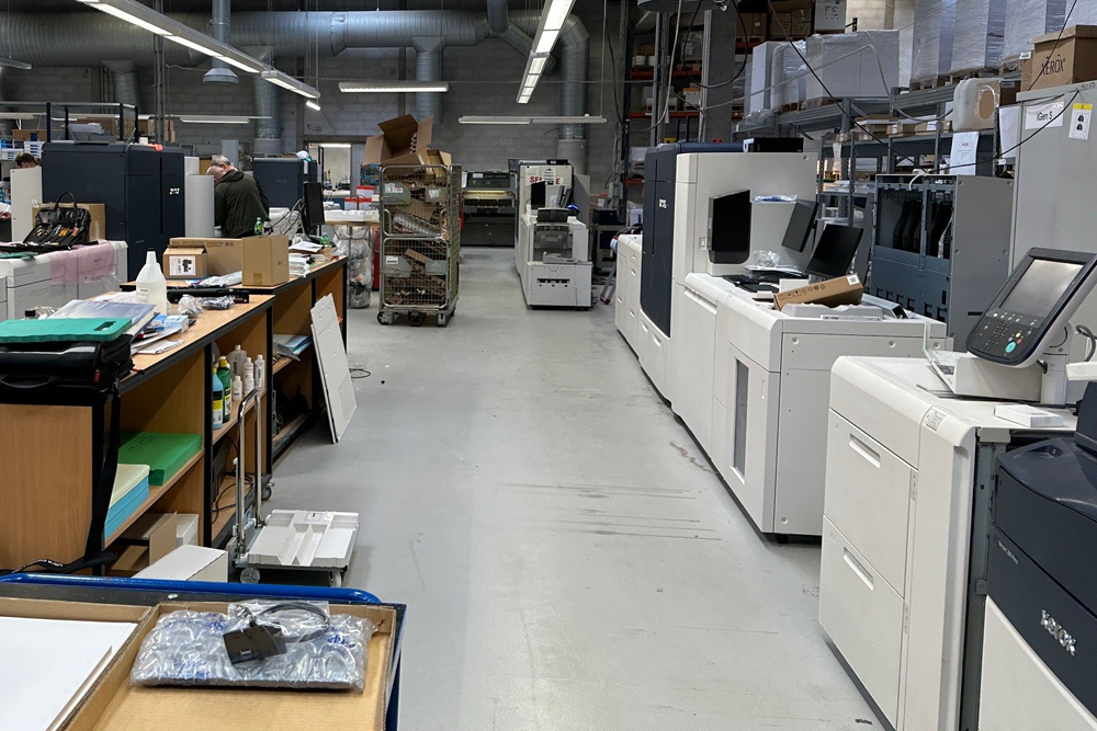 HansenPrint har netop installeret den femte Xerox Iridesse hos Scandinavian Print Group.